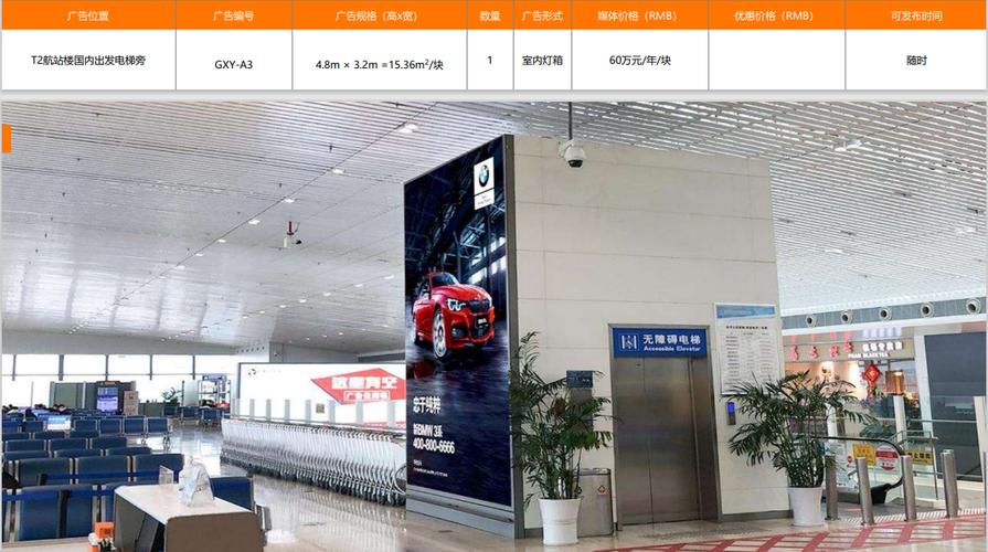 兴义万峰林机场2021年灯箱和大屏led广告代理发布,茅台机场灯箱和大屏